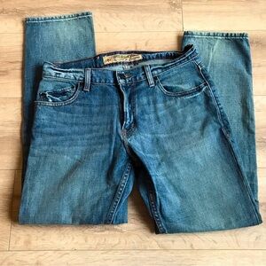 Mens LRG jean denim 100 % cotton 34/32 LRG Lifted Research Group